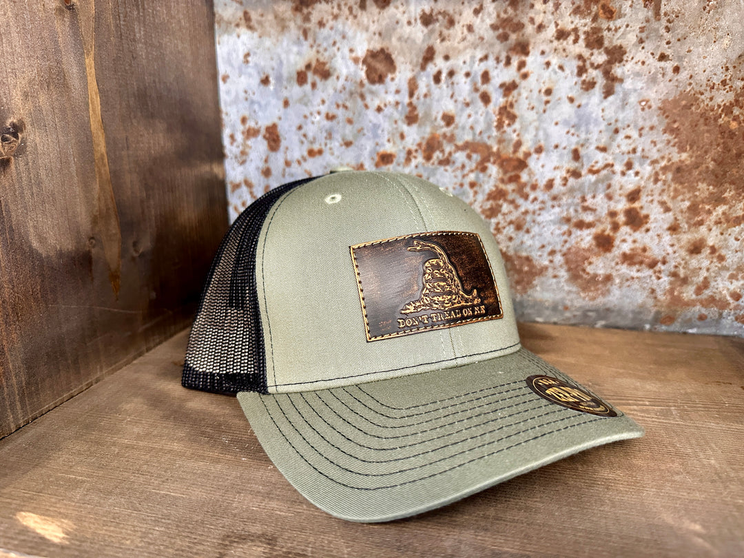 Don't Tread On Me Leather Patch Hat – Wildfire Designs KY