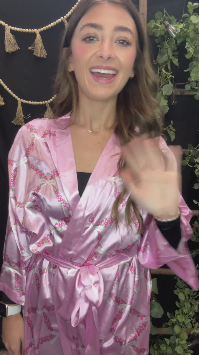 Satin Bow Robe – Wildfire Designs KY